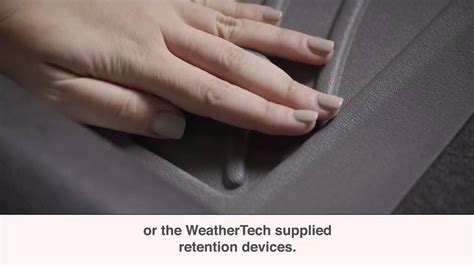 Made from the same tough and. . Weathertechcominstall video